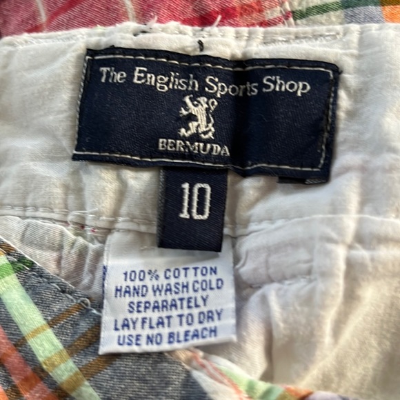 The English Sports Shop Shorts The English Sports Shop Madras Plaid